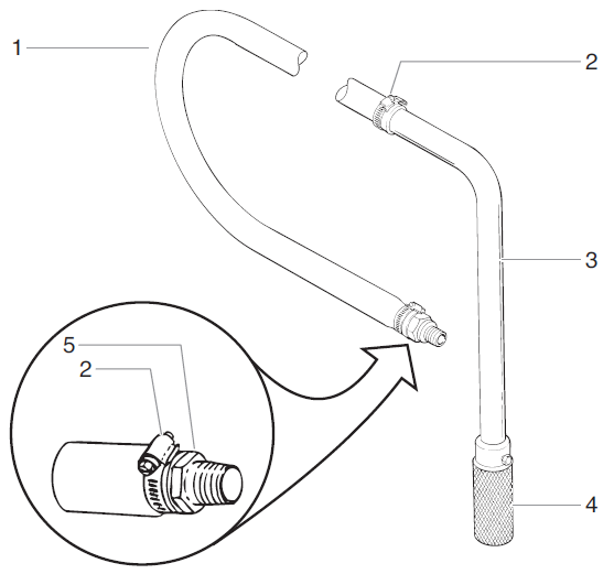 PowrLiner 6900 Siphon Hose Assembly Parts (P/N 103-841)